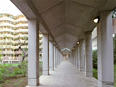 コリドール｜ファミールグラン高井戸デュープレックス